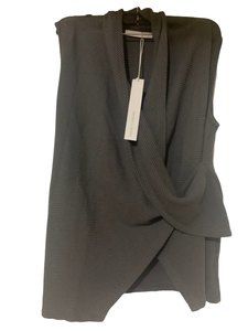 Mickey & Jenny Sz L Green Cotton Sleeveless Sweater Sz L NWT